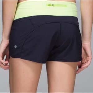 lululemon | navy run times shorts